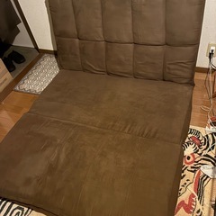 3WAY ハイバック リクライニング ソファベッドの画像