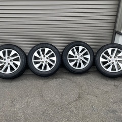 🟣4本セット！205/60R16　新型、現行ノア、ヴォクシーなどに 16インチ トヨタ純正ホイール＆スタッドレスタイヤセット！④の画像