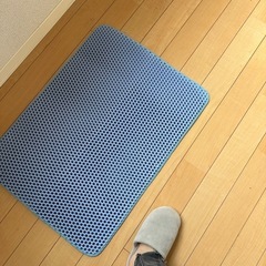 猫 ペットマット トイレ前のマット 猫砂集めるの画像