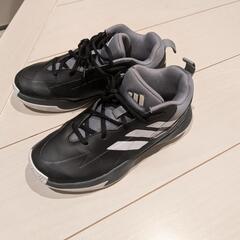 【中古/美品/記名有】アディダス adidas ジュニア バスケットボール シューズの画像