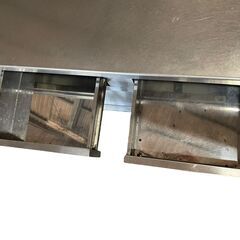 ◻maruzenマルゼン キャスター付き作業台 扉付 食器棚 引き出し 店舗用 業務用の画像