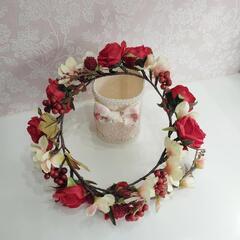 還暦祝い♥花かんむり　フラワーリースの画像