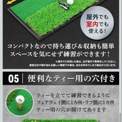 【美品】2WAYゴルフ練習マットの画像