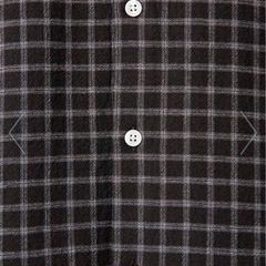 半額‼️coen コットンシアーチェックシャツ（サイズL）の画像