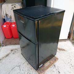 【取引中】コンフィー2023年製90L冷蔵庫 ブラック 美品の画像