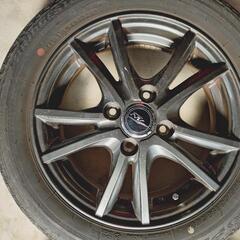 🎊【受付中】🎊155/65r14 /アルミホイール4本(夏用タイヤ付)の画像