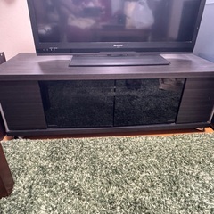 テレビとテレビ台、DVDプレーヤー差し上げます。の画像