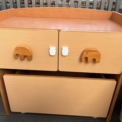 子ども用おもちゃ箱 木製の画像