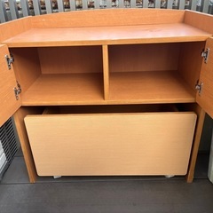 子ども用おもちゃ箱 木製の画像