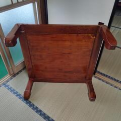 昭和の木製座卓①の画像