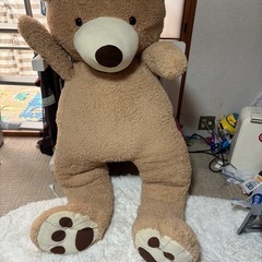 コストコの大きなクマのぬいぐるみの画像