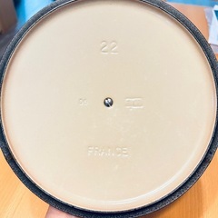 ル・クルーゼ ココットロンド 22cm 赤の画像
