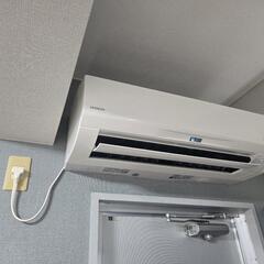 【8/24まで】HITACHI 白くまくん 14畳用 200V 高性能エアコン 美品 2021年購入 RAS-W40H2の画像