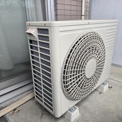 【8/24まで】HITACHI 白くまくん 14畳用 200V 高性能エアコン 美品 2021年購入 RAS-W40H2の画像