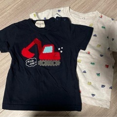 子ども　Tシャツ　半袖　乗り物　トミカ　車　90 80 トップス TOMICAの画像