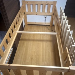 シングル木製ベッド の画像