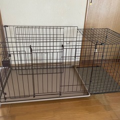 無料です。　まだ。使えるペットゲージになります。16.17取引希望です。の画像