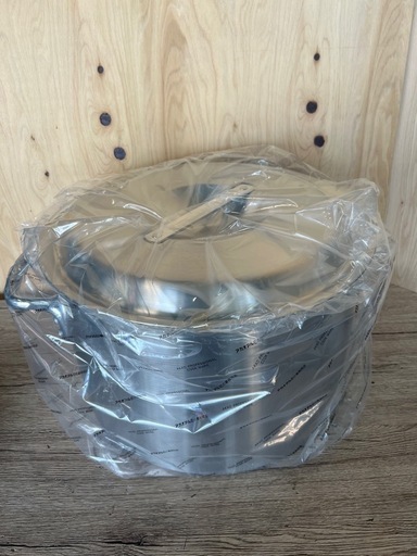 送料無料半寸胴鍋 DON アルミ半寸胴鍋 42cm アカオ