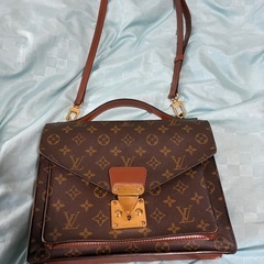 LOUIS VUITTON ルイヴィトン バッグ モノグラム ヴィンテージ　モンソー　美品の画像