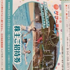 ③東京サマーランド　ペア無料入園引き換え券　2名分　の画像