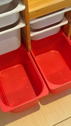 IKEA 収納棚  オモチャ箱 トロファスト