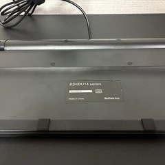 【コンパクト有線キーボード】BUFFALO BSKBU14 USB接続の画像