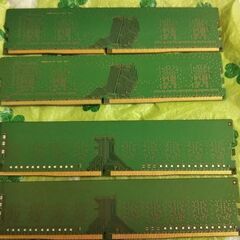 【動作確認済】デスクトップPC用 DDR4メモリ  4G 4枚の画像