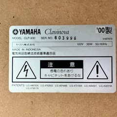 CLP-930 クラビノーバ00年モデルの画像