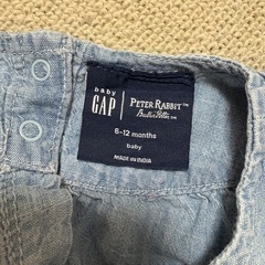 [70cm]　baby GAP カバーオール ピーターラビットの画像