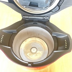 SHARP ヘルシオ ホットクック KN-HW24C-R レッド 自動調理鍋の画像