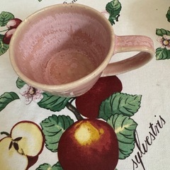 カフェオレボウル　ピンク　コーヒーカップの画像