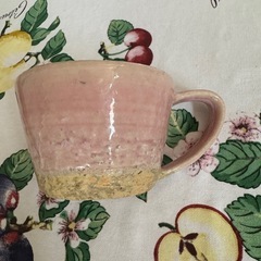カフェオレボウル　ピンク　コーヒーカップの画像