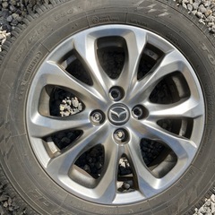 MAZDA デミオ　純正ホイール　冬タイヤ　スタッドレスタイヤ 型式　DBA-DJ3FSの画像