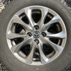 MAZDA デミオ　純正ホイール　冬タイヤ　スタッドレスタイヤ 型式　DBA-DJ3FSの画像