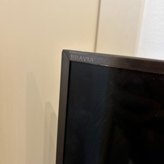 【ジャンク品】SONY BRAVIA  テレビ　※コードとリモコンは破損なしの画像