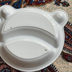 子供用　陶器プレート　お皿の画像