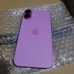iPhone 16Plus ピンク128GB ショップ購入8月15日到着分の画像