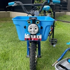 トーマス　14インチ　こども　子供　自転車　ブルーの画像