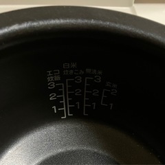 炊飯器 3合用の画像