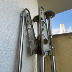 屋外物干し 突っ張り棒の画像