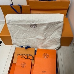 大量LOUIS VUITTON HERMES 保存袋の画像