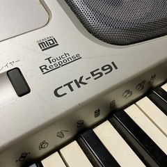CASIO電子キーボードCTK-591の画像