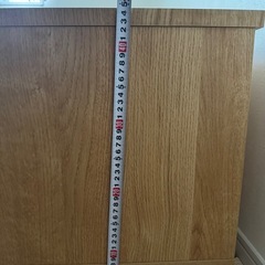 【美品／ニトリ】木目調ローボード／テレビ台／収納付き の画像