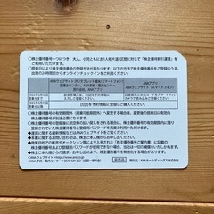 ANA株主優待の画像