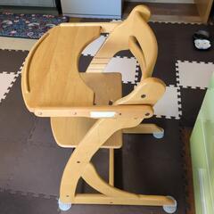 赤ちゃん用　子供用　木製椅子の画像