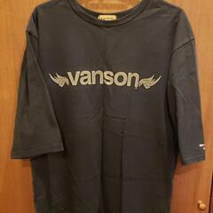 vanson  絶版七分袖 Tシャツ 古着  Lサイズ の画像