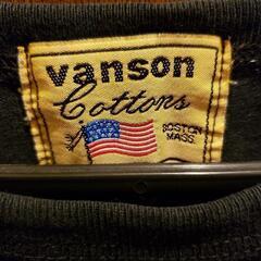 vanson  絶版七分袖 Tシャツ 古着  Lサイズ の画像