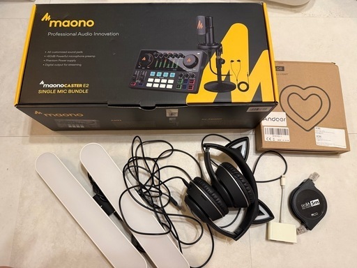 maono ミキサーと配信機材セット