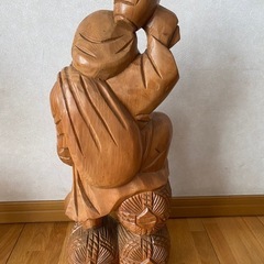 大黒天の木彫り像の画像
