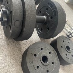 可変式ダンベル10kgと３kgダンベルセットの画像